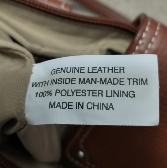 NWT Tignanello Brown Leather Handbag - Picture 11 of 12